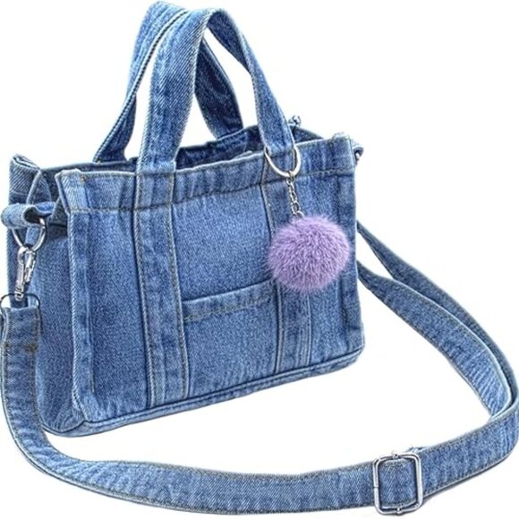 Denim Bucket Bag - Picture 1 of 1